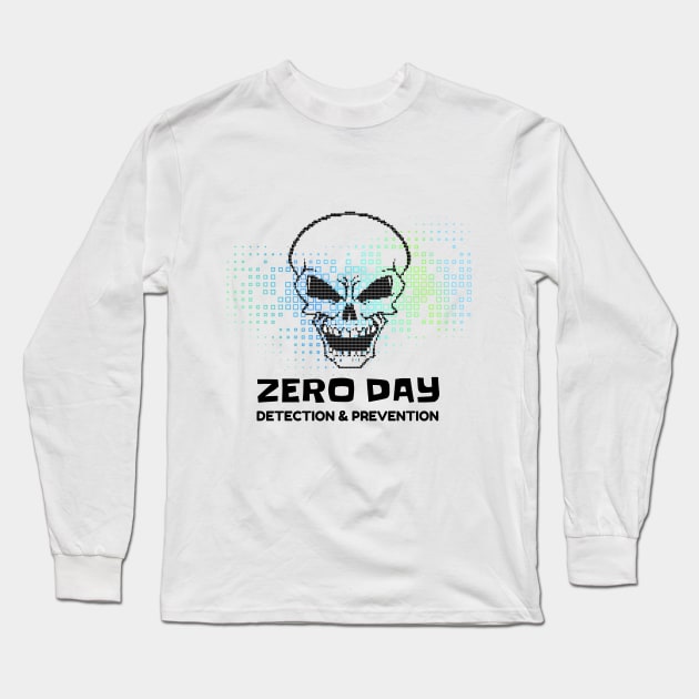 Zero Day Detection and Prevention Long Sleeve T-Shirt by Cyber Club Tees